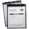 C-Line Products Shop Ticket Holder, Hvy-Dty, 9"x12", 15/BX, Black/Clear 15PK CLI50912 - alternate 1